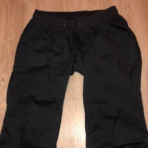 low rise old navy flare draw string pants